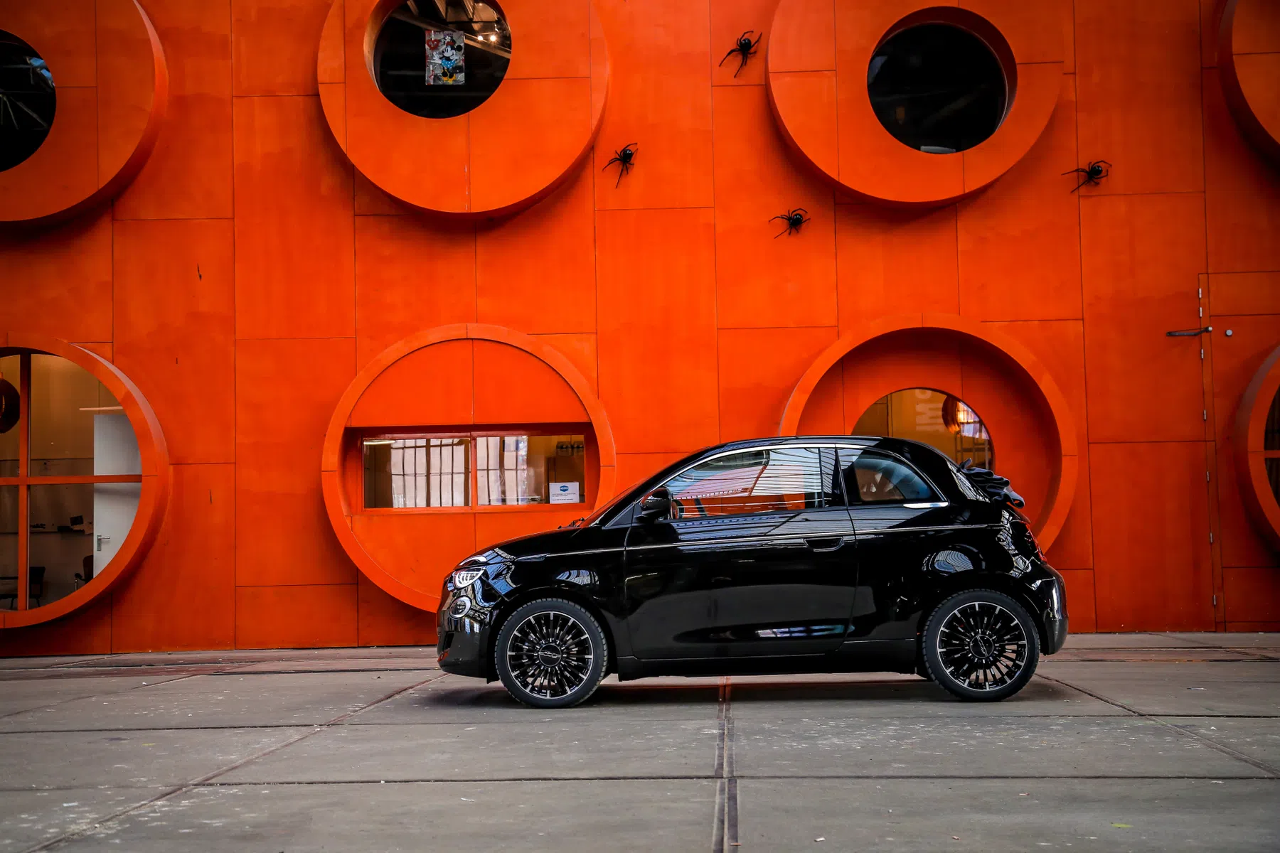 Fiat 500e zwart